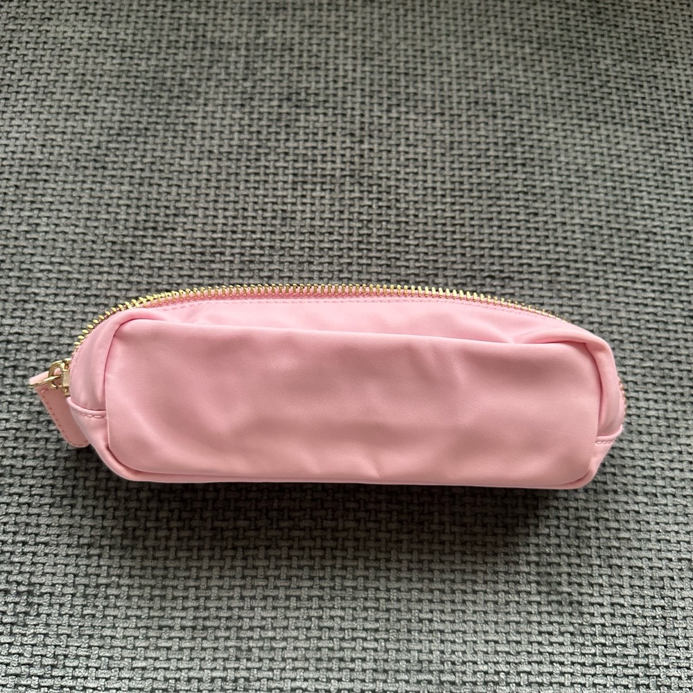 Stoney Clover lane pink nylon slim pouch flamingo